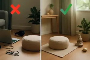 Come creare uno spazio di meditazione in casa? Gli errori più comuni e come evitarli per risultati tangibili