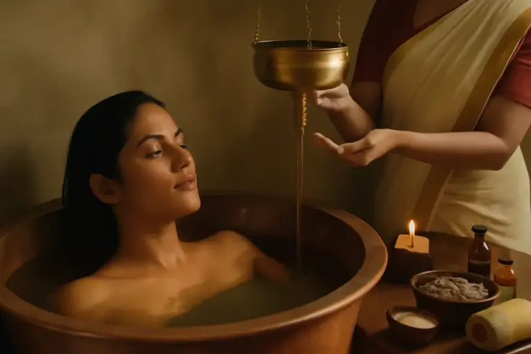 Che ruolo ha la tradizione del bagno ayurvedico? Differenze reali su corpo, mente e rilassamento