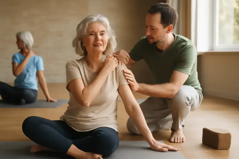 Migliorare le articolazioni con lo yoga dolce: i movimenti consigliati dagli insegnanti con esperienza
